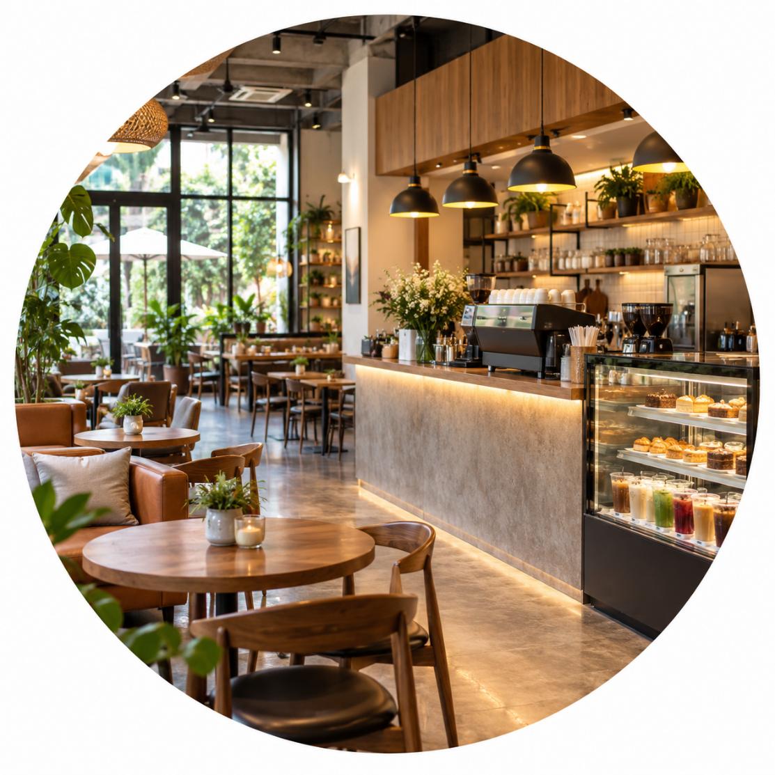 Tổng thể quán café & đồ uống